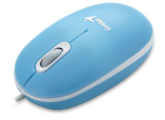 Мышь Genius ScrollToo 200, оптическая, USB, 1200dpi, USB, 3 кнопки, blue  