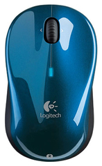 Logitech Mouse for Notebook Cordless Laser V470 Blue (Bluetooth, 3btn+Roll)  