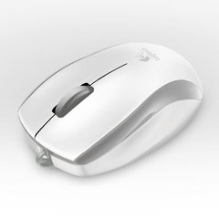 Logitech Mouse M125 Corded Optical SILVER USB  