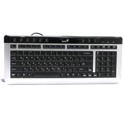 Клавиатура Genius LuxeMate 300 PS/2, Multimedia, color box (SlimMate 300)