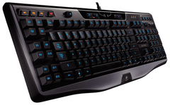 Клавиатура Logitech Gaming G110, (USB, 25 multimedia btn, USB-hub, backlight, line in/line out)