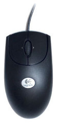 Logitech Mouse RX250 Optical Black USB/PS/2 (Простая и доступная по цене оптическая мышь, Колесо прокрутки, Оптический датчик) OEM  