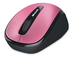 Mouse Microsoft Wireless Mobile 3500 Dragon Fruit PINK (1000dpi, BlueTrack™, FM, 3btn+Roll, 1xAA, nanoreceiver ) Retail  