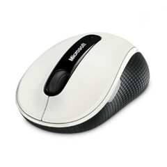Mouse Microsoft Wireless Mobile 4000 White (1000dpi, BlueTrack™, FM, 4btn+Roll, 1xAA, nanoreceiver ) Retail  