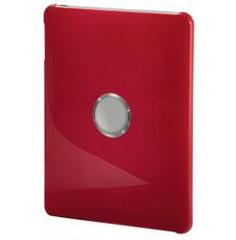 Футляр для Apple iPad 9.7”, поликарбонат, прозрачный/красный, HAMA