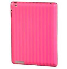 Футляр "Stripes" для iPad 2, полиуретан TPU, розовый, Hama